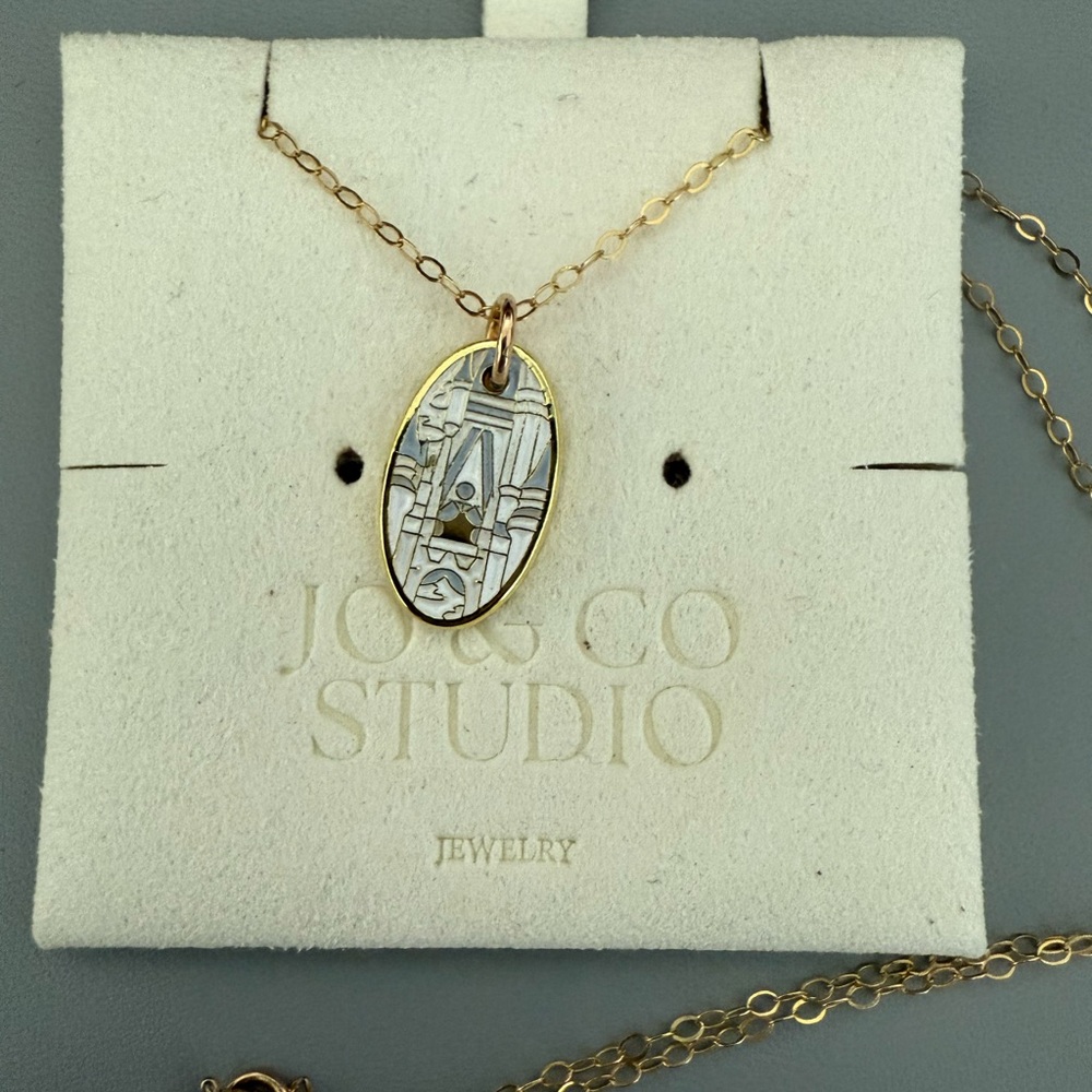 Jo and Co Studios Disney Castle Necklace